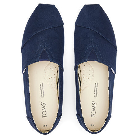 Erkek Espadril / Keten 10017660 Toms ALPARGATA ACLASS CANVAS Navy