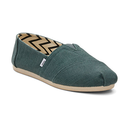 Kadın Espadril / Keten 10017719 Toms ALPARGATA CLASSIC Green