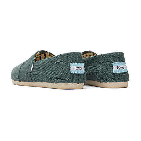 Kadın Espadril / Keten 10017719 Toms ALPARGATA CLASSIC Green