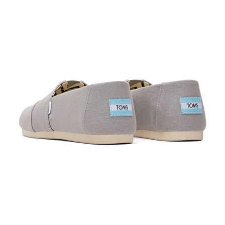 Kadın Espadril / Keten 10020858 Toms Alpargata Classic Recycled Cotton Canvas Drizzle Grey