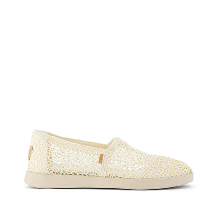 Kadın Espadril / Keten 10021570 Toms ALPARGATA PLUS  Moroccan Crochet Natural