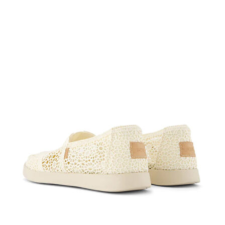 Kadın Espadril / Keten 10021570 Toms ALPARGATA PLUS  Moroccan Crochet Natural