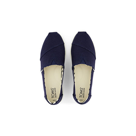Kadın Espadril / Keten 10021571 Toms ALPARGATA CANVAS WM ALPLUS ESP  Navy