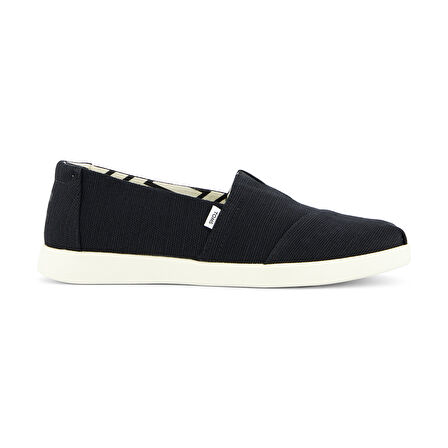 Kadın Espadril / Keten 10021574 Toms ALPARGATA Heritage Canvas Black