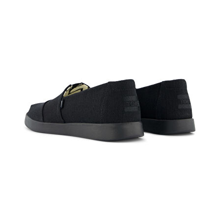 Kadın Espadril / Keten 10021575 Toms ALPARGATA HERIGATE CANVAS All Black