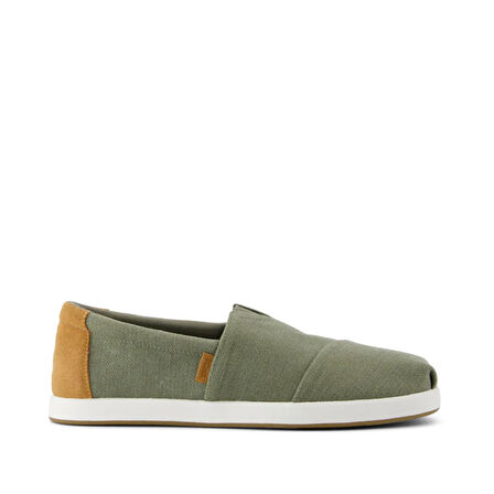 Erkek Espadril / Keten 10021898 10021895 Toms Alp FWD Almond Herringbone Canvas