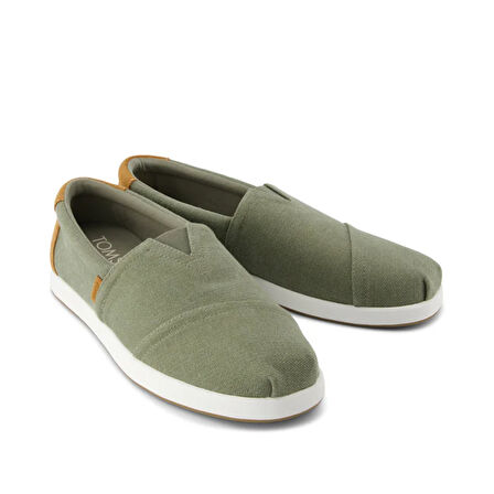 Erkek Espadril / Keten 10021898 10021895 Toms Alp FWD Almond Herringbone Canvas