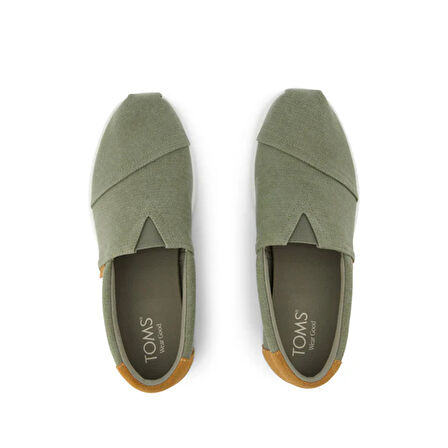 Erkek Espadril / Keten 10021898 10021895 Toms Alp FWD Almond Herringbone Canvas