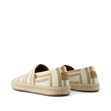 Erkek Espadril / Keten 10021900 Toms Alpargata Rope 2.0 toffee beach stripe