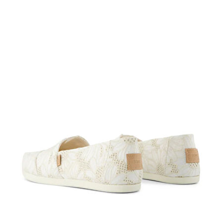 Kadın Espadril / Keten 10021888 10021932 Toms Alpargata Classic Oversized Floral Eyelet