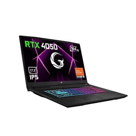 Game Garaj Slayer R5XL-4050 C1 R5-7535HS 16GB 500GB SSD RTX4050 17.3" FHD IPS 144Hz DOS + ÇANTA