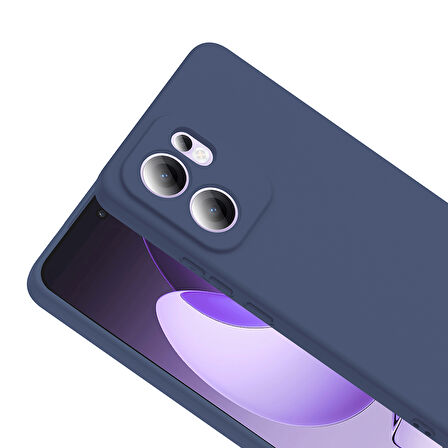 Gpack Oppo Reno 13F uyumlu Kılıf Mara Lansman Soft Silikon İçi Kadife