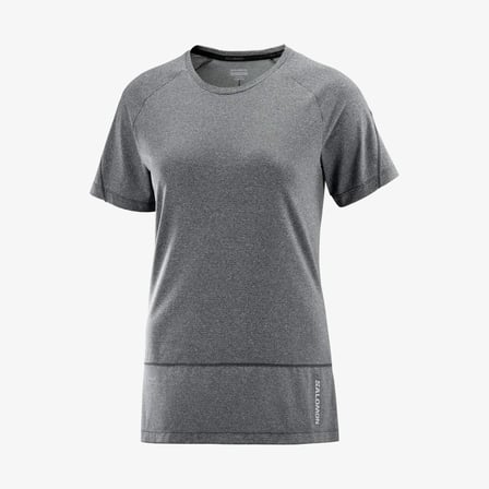 Salomon Cross Run Kadın Siyah T-Shirt
