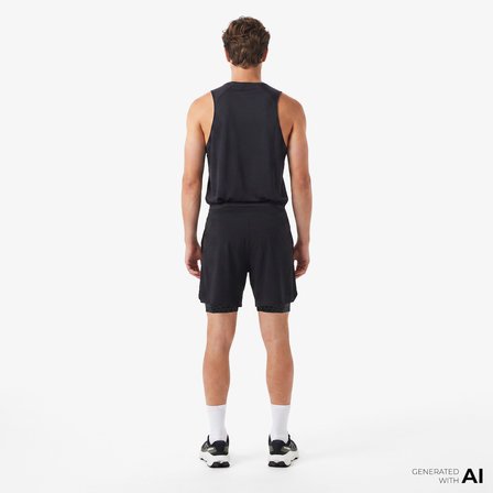 Salomon S/LAB Ultra 2IN1 Erkek Siyah Koşu Şortu