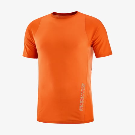Salomon Sense Aero Erkek Turuncu Koşu T-Shirt