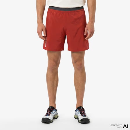 Salomon Cross 5 Erkek Kırmızı Koşu Şortu