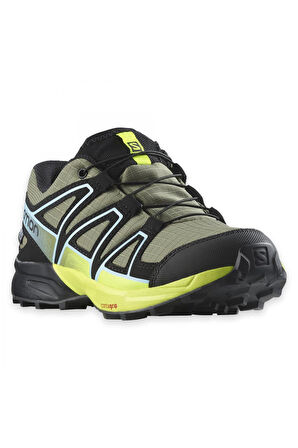 Salomon 474578 Speedcross Cswp Outdoor Siyah-Sarı Çocuk Ayakkabı