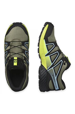 Salomon 474578 Speedcross Cswp Outdoor Siyah-Sarı Çocuk Ayakkabı