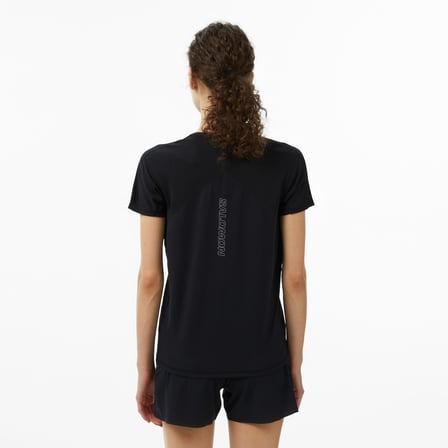 Salomon Sense Aero Kadın Siyah T-Shirt