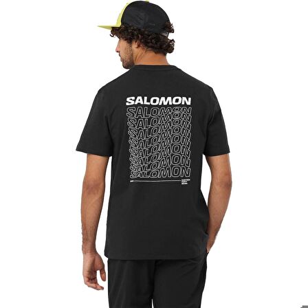 Salomon GRAPHIC PERF SS TEE M SİYAH Erkek Tshirt