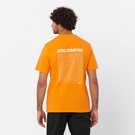 Salomon LC2219700 Graphic Perf Ss Tee M Erkek Tişört