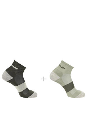 Salomon Evasıon Ankle 2-Pack Lc22576 Çorap - Gri