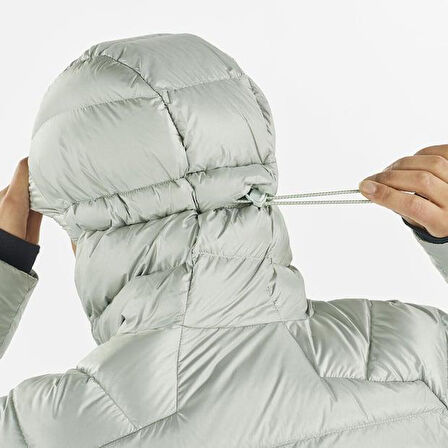 Salomon LC2289900 Elixir Ultra Down Parka W Misty Blue Kadın Outdoor Ceket