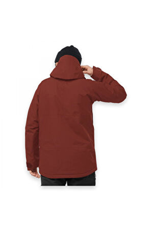 Salomon Lc2272400 Transfer Puff Jacket M Mont Bordo Erkek Mont