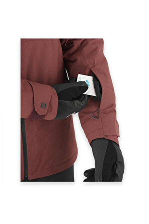 Salomon Lc2272400 Transfer Puff Jacket M Mont Bordo Erkek Mont