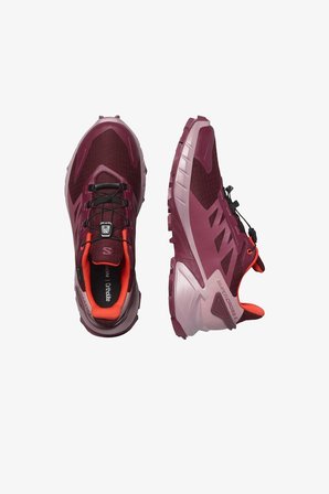 Salomon Supercross 4 Gore-Tex Kadın Bordo Patika Koşu Ayakkabısı L47594500