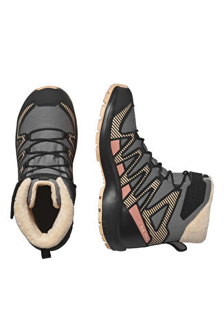 Salomon Çok Renkli Erkek Çocuk Outdoor Bot L47780000-XA PRO V8 WINTER WATERPRO