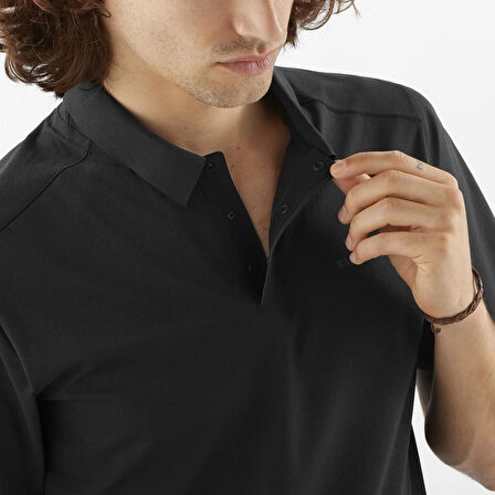 Salomon LC2439400 Trackline Polo M Erkek Polo Tişört