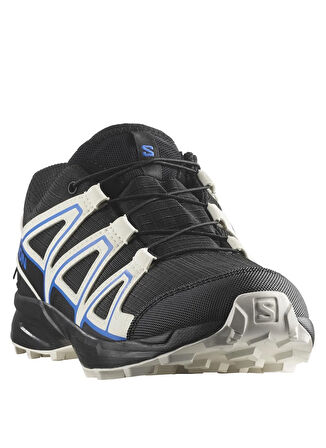 Salomon Siyah - Beyaz - Mavi Erkek Çocuk Outdoor Ayakkabısı L47733700-SPEEDCROSS WATERPROOF