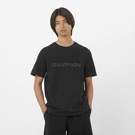 Salomon LC2526600 Big Logo Tee M Erkek Spor Tişört
