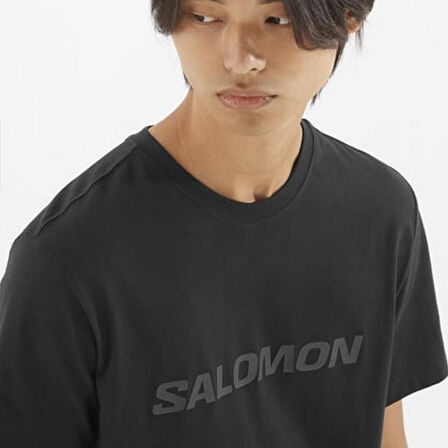 Salomon LC2526600 Big Logo Tee M Erkek Spor Tişört