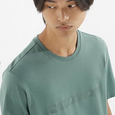Salomon LC2526700 Big Logo Tee M Erkek Spor Tişört