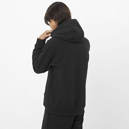 Salomon LC2523700 Chest Logo Hoodie M Erkek Sweatshirt