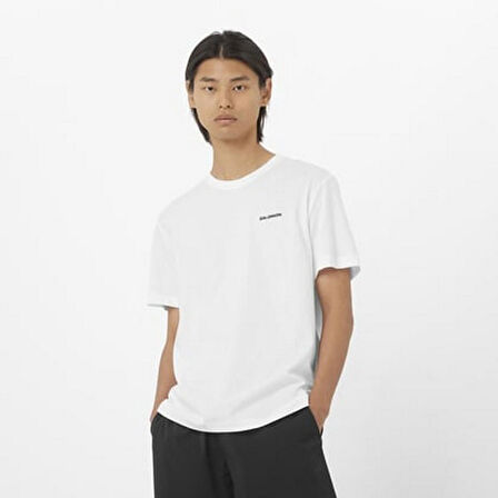 Salomon LC2526400 Logo Tee M Erkek Spor Tişört