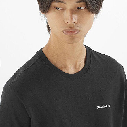 Salomon LC2526200 Logo Tee M Erkek Spor Tişört