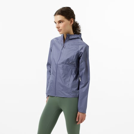 Salomon Bonatti Waterproof Kadın Mavi Yağmurluk