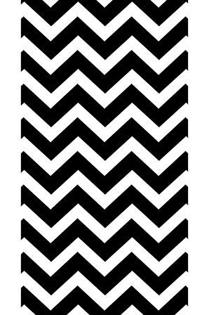 Kaymaz Tabanlı Yıkanabilir Zigzag Desenli Dot Taban Halı
