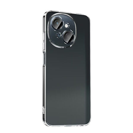 Gpack Tecno Spark Go 1 uyumlu Kılıf Süper Silikon Kamera Korumalı Şeffaf