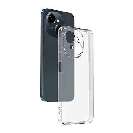 Gpack Tecno Spark Go 1 uyumlu Kılıf Süper Silikon Kamera Korumalı Şeffaf