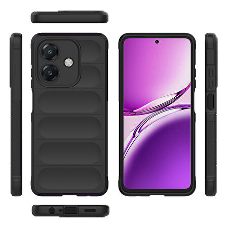 Gpack Oppo A3 uyumlu Kılıf Etnik Optimum Mat Kamera Korumalı Silikon