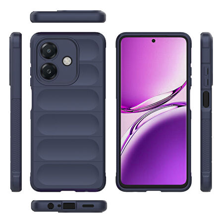 Gpack Oppo A3 uyumlu Kılıf Etnik Optimum Mat Kamera Korumalı Silikon