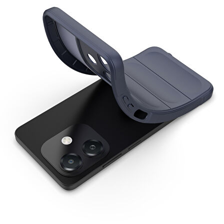 Gpack Oppo A3 uyumlu Kılıf Etnik Optimum Mat Kamera Korumalı Silikon