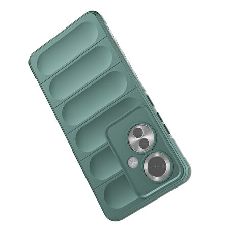 Gpack Oppo Reno 11F uyumlu Kılıf Etnik Optimum Mat Kamera Korumalı Silikon