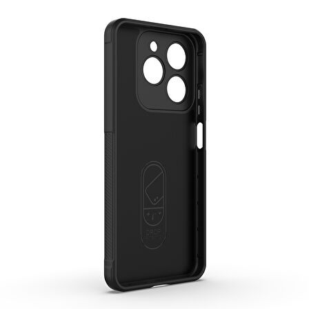 Gpack Realme C61 uyumlu Kılıf Etnik Optimum Mat Kamera Korumalı Silikon