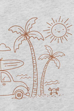 Carters Layette Çok Renkli Erkek Bebek 5'li Kolsuz Body 1O862010R