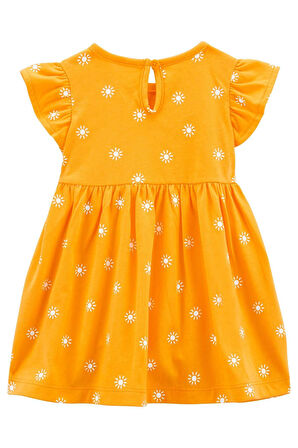 Carters Turuncu Kız Bebek 2Li Tulum 1O956710T